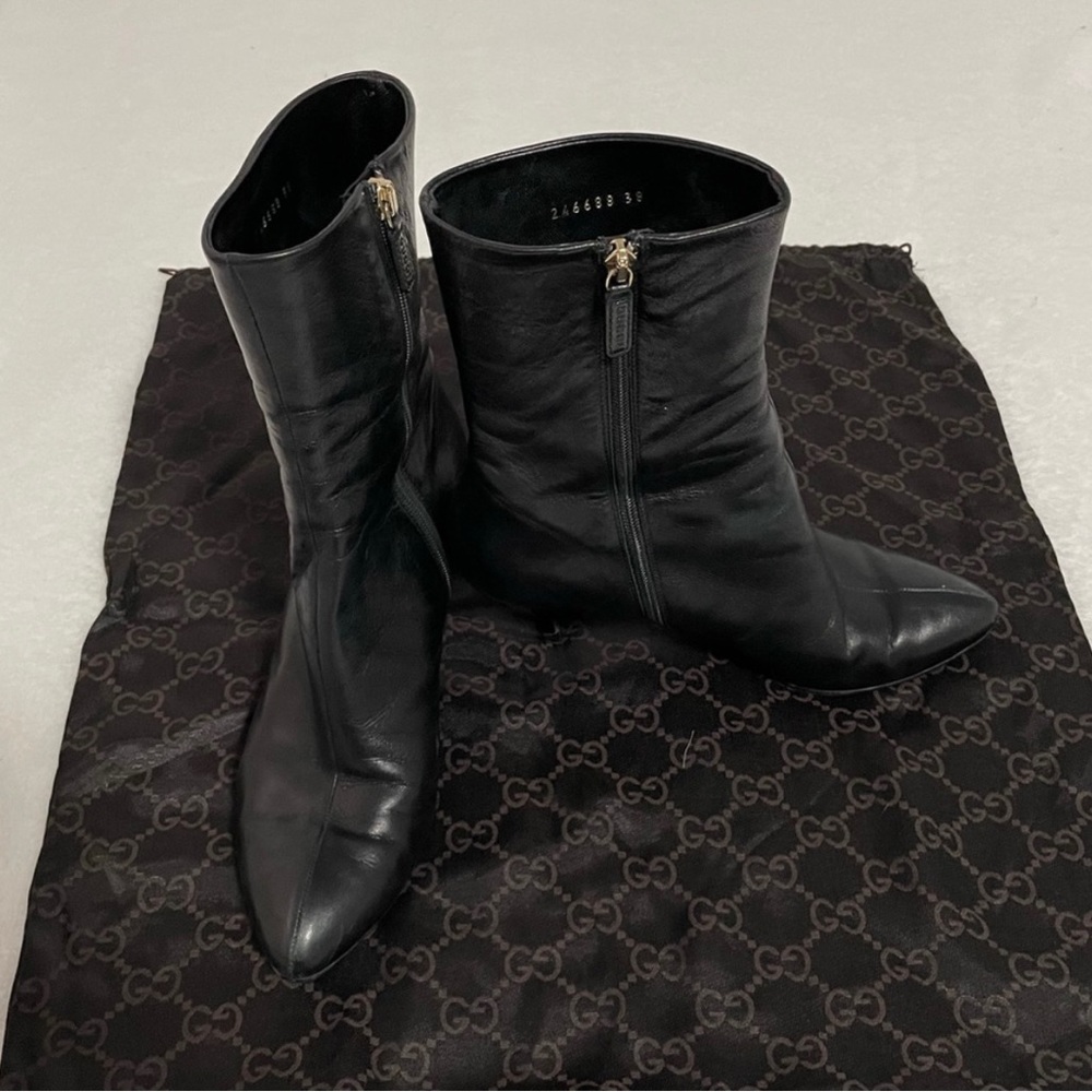Authentic Gucci Leather Boot - image 5